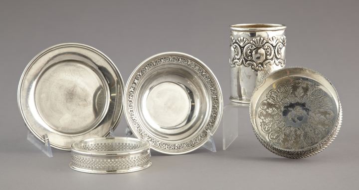 Five Piece Collection of Silver 2fc62