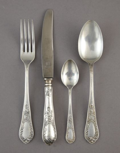 Thirty-One-Piece German Silverplate