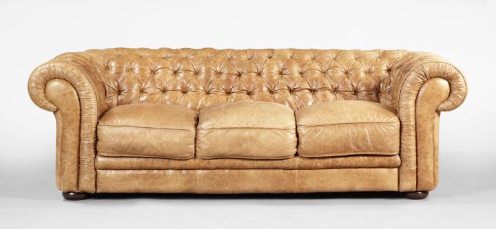 Edwardian Leather Upholstered Chesterfield 2fc8e