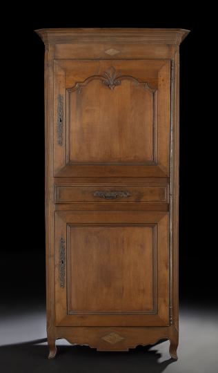 Louis XV Provincial Mahogany Bonnetiere  2fca3