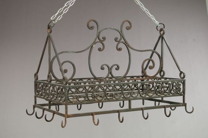 Large French Provincial Iron Sixteen Hook 2fca6