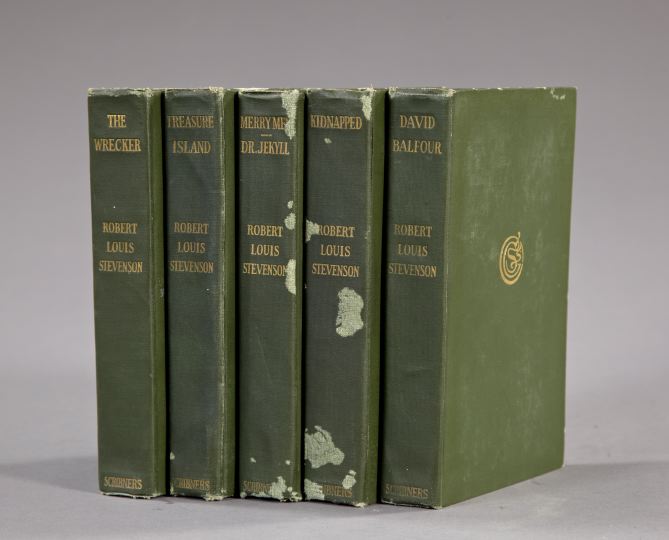 Green Cloth-Bound Five-Volume Set,