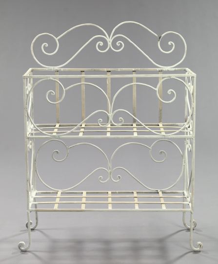 Victorian Style Polychromed Wrought Iron 2fcce