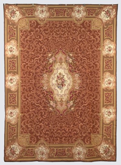 Aubusson Needlepoint Carpet,  8'