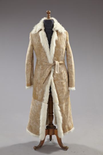 Gucci Pale Beige Suede Lady's Coat,
