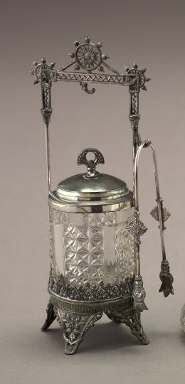 American Silverplate-Mounted Pressed