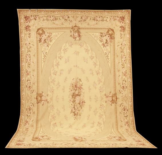 Aubusson-Style Needlepoint Carpet,