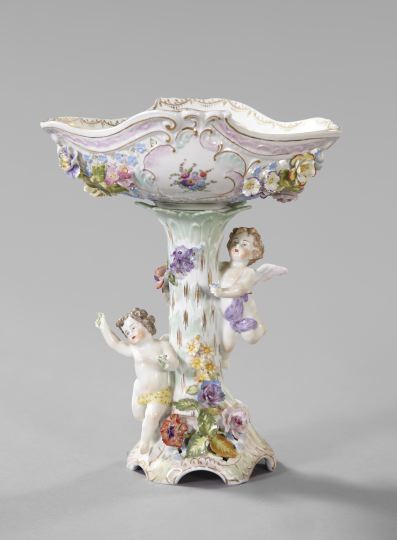 Potschappel Porcelain Figural Centerpiece