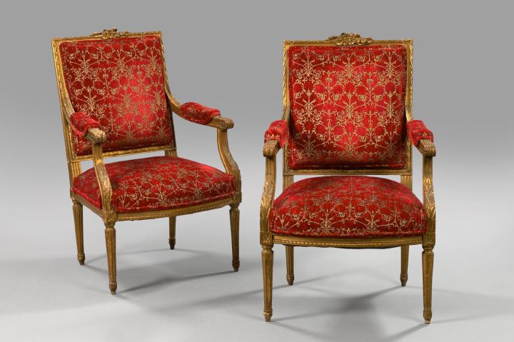 Pair of Louis XVI Style Giltwood 2fa04