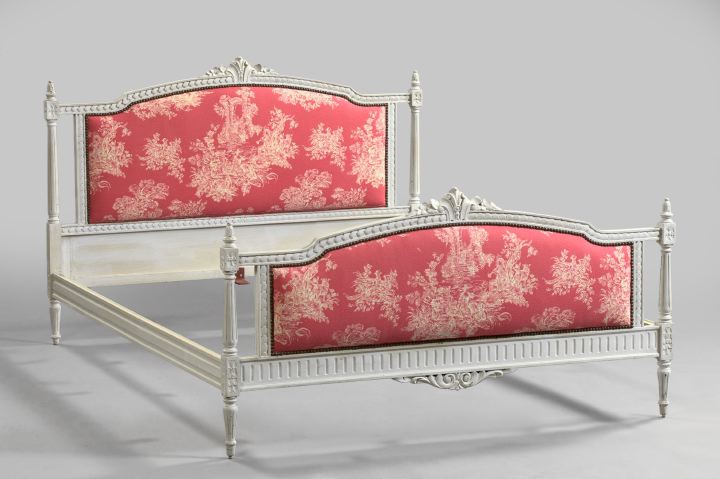 Louis XVI Style Polychromed Bed  2fa10