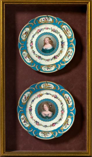 Pair of Sevres Porcelain Dinner