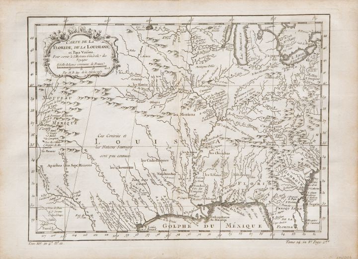 1759 Nicholas Bellin Engraved Map  2fa3f