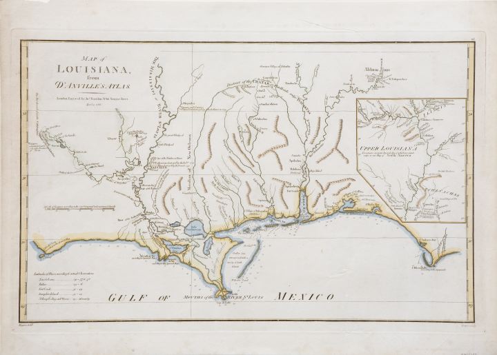 Large 1788 Hand Colored Map of 2fa44