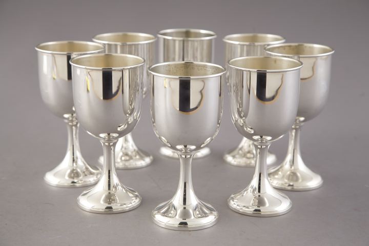 Set of Eight American Sterling