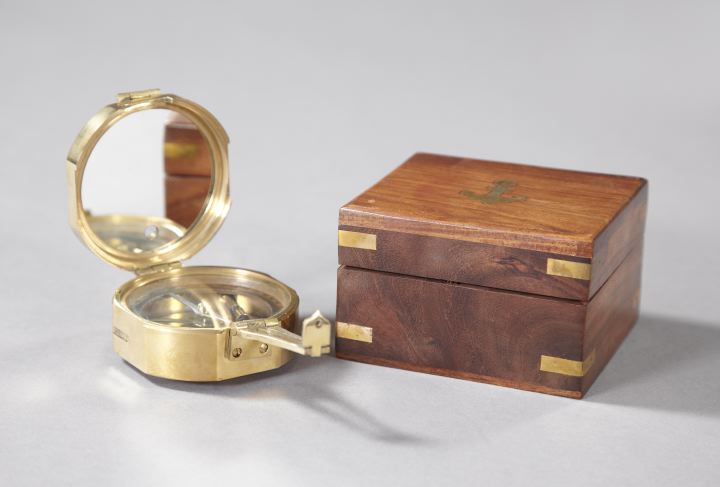 Fine Cased Stanley, London, Brass Natural