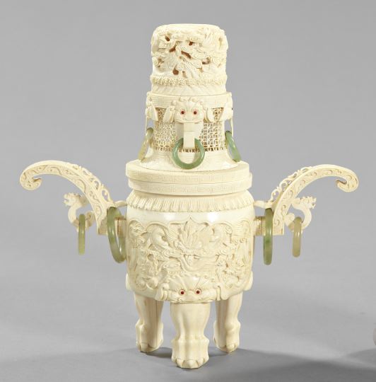 Kuang Hsu Carved and Pierced Ivory 2fb39