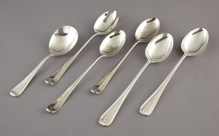 Six Piece Collection of Silverplate 2fe4c