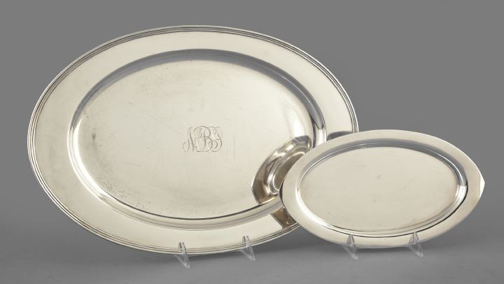 Two Sterling Silver Trays first 2fe52