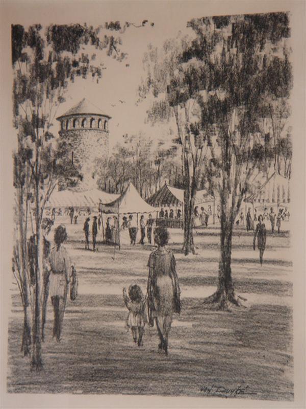 Lot 3 DE prints, Rockford Park Flower