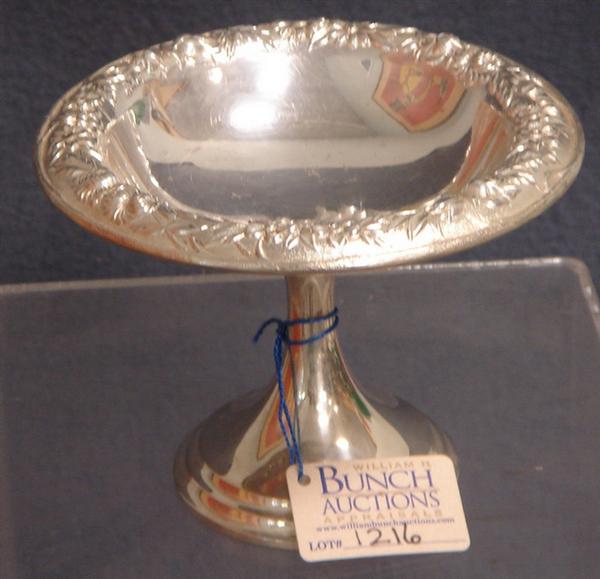 S Kirk sterling silver compote