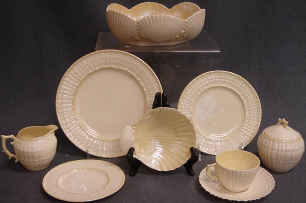 60 pc Belleek luncheon set c o 3b91d