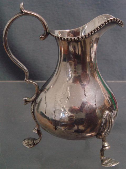 American coin silver cream pitcher  3bac9