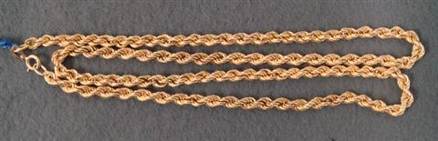 14Y YG Italian serpentine chain  3bb01