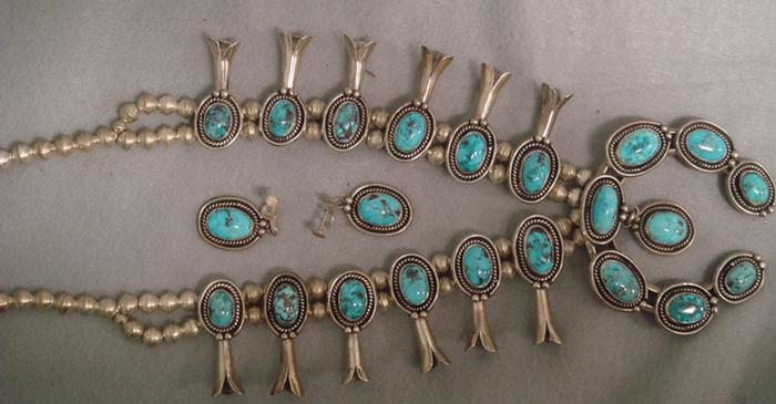 Native American squashblossom necklace  3bb8c