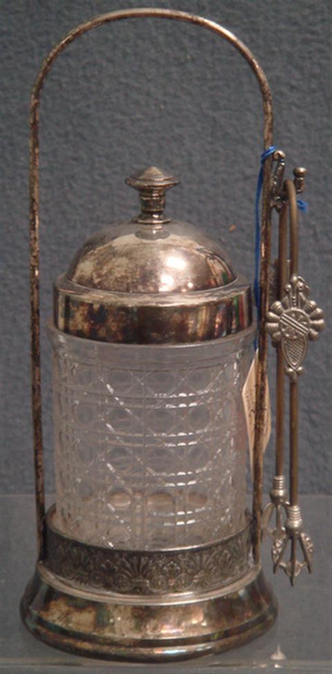 Plated silver Victorian pickle