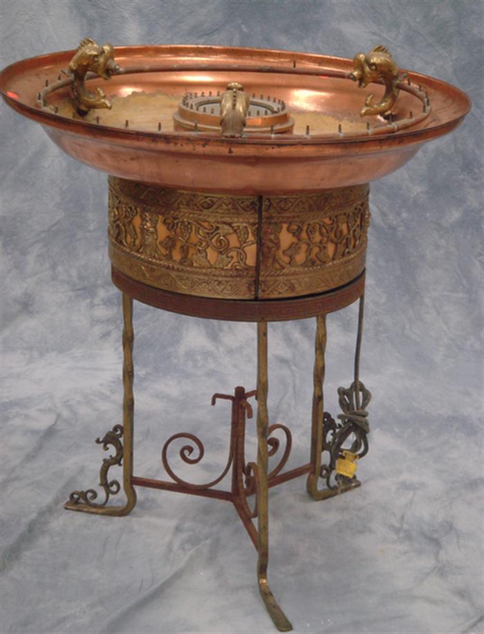 Brass and copper fountain 2 pieces  3bbe9