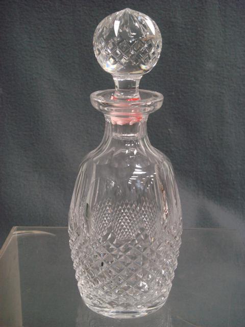 Waterford decanter, 10 3/4" h,