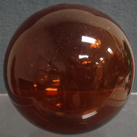Clevenger amber whimsey witches ball,