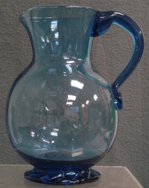 Clevenger Colonial blue pitcher  3bbff