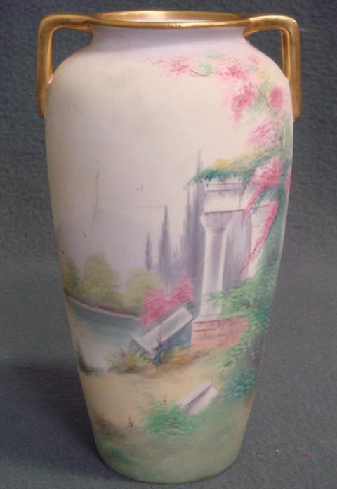 Pickard porcelain vase with HP