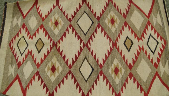 32" x 55" Native American rug,