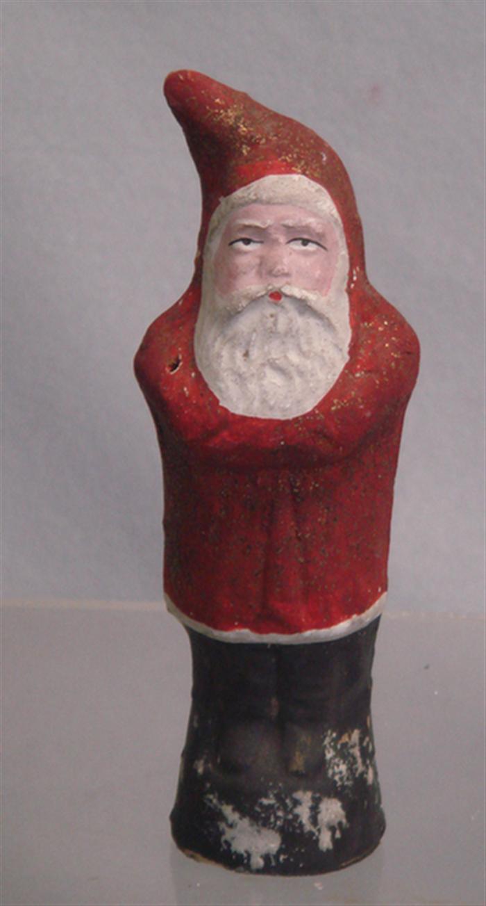 Paper mache belsnickle, red body