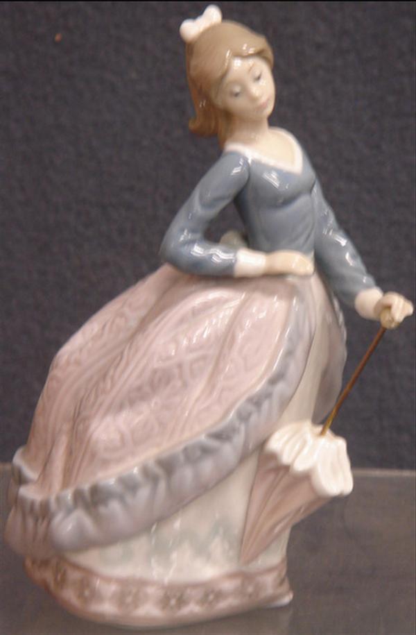 Lladro porcelain figurine, young girl