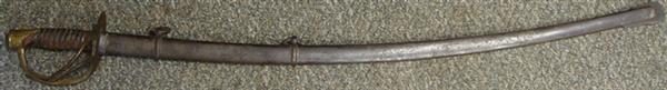 M1860 US Cavalry sword, dated 1864,
