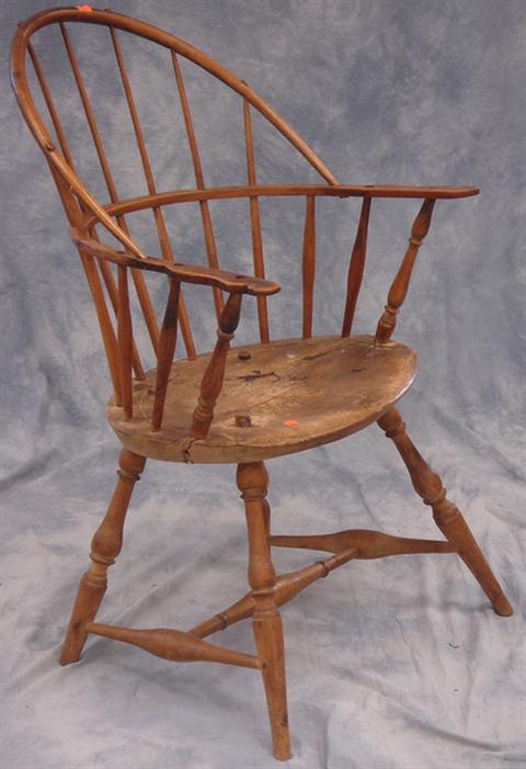 Sackback Windsor armchair, legs