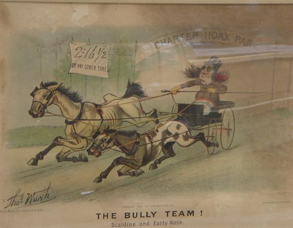 Currier & Ives, The Bully Team!, Scaldine