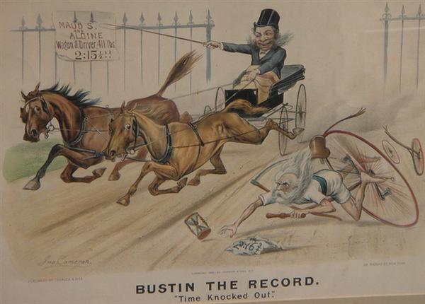 Currier & Ives, Bustin the Record.