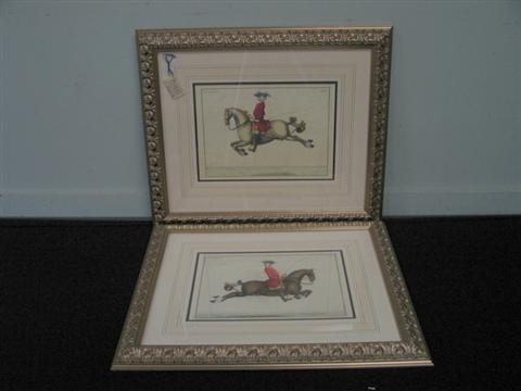 Two handcolored copper engravings 3b9bf