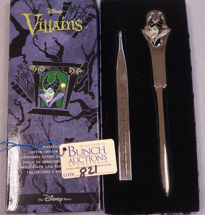 Maleficient Disney Villains letter opener