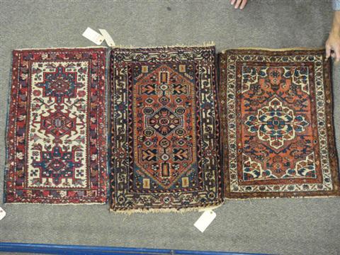 3 Hamadan throw rugs 2 0 x 3 0  3ba9b