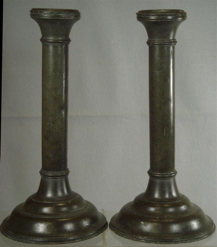 Pr weighted tin column form candlesticks 3beb0