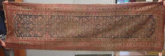 3'4" x 10' Shirvan runner.  Losses