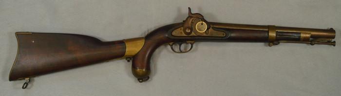 Springfield: 1855, percussion pistol-carbine,