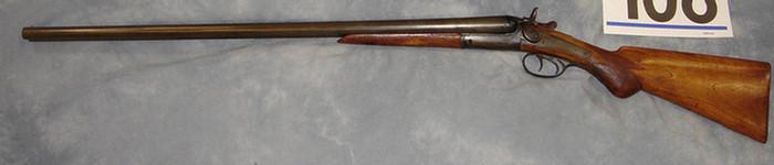 Rickard: 1890, double bbl shotgun, 12