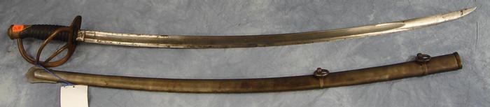 C.W. Light Cavalry sabre 35 1/2  curved