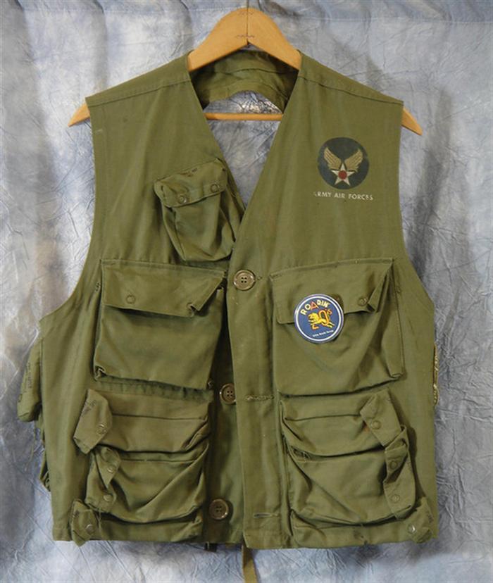 Army Air Force flight vest Emergency